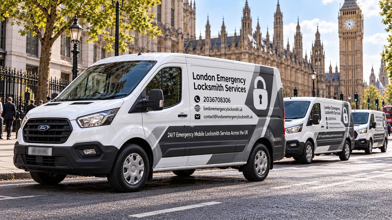 London Emergency Locksmith fleet at Westminster